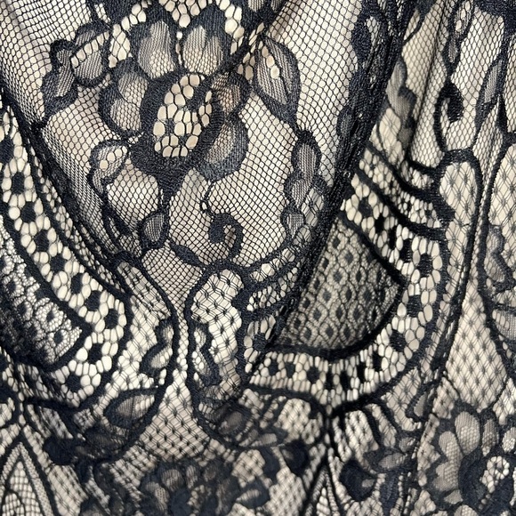 NWT Love, Fire Ladies Black Lace Mini Length Dress Size Small - Picture 4 of 7